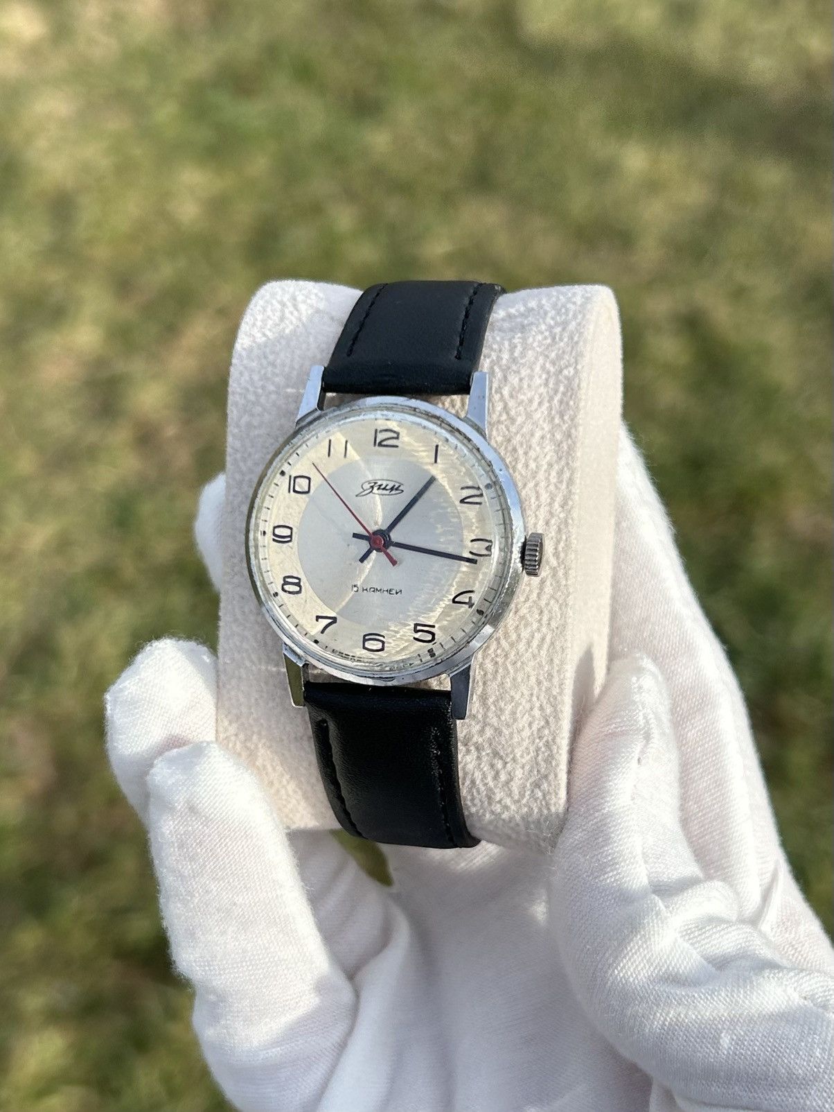 Vintage Vintage Watch Zim Soviet USSR Mechanical Authentic 1980s Size ONE SIZE - 2 Thumbnail