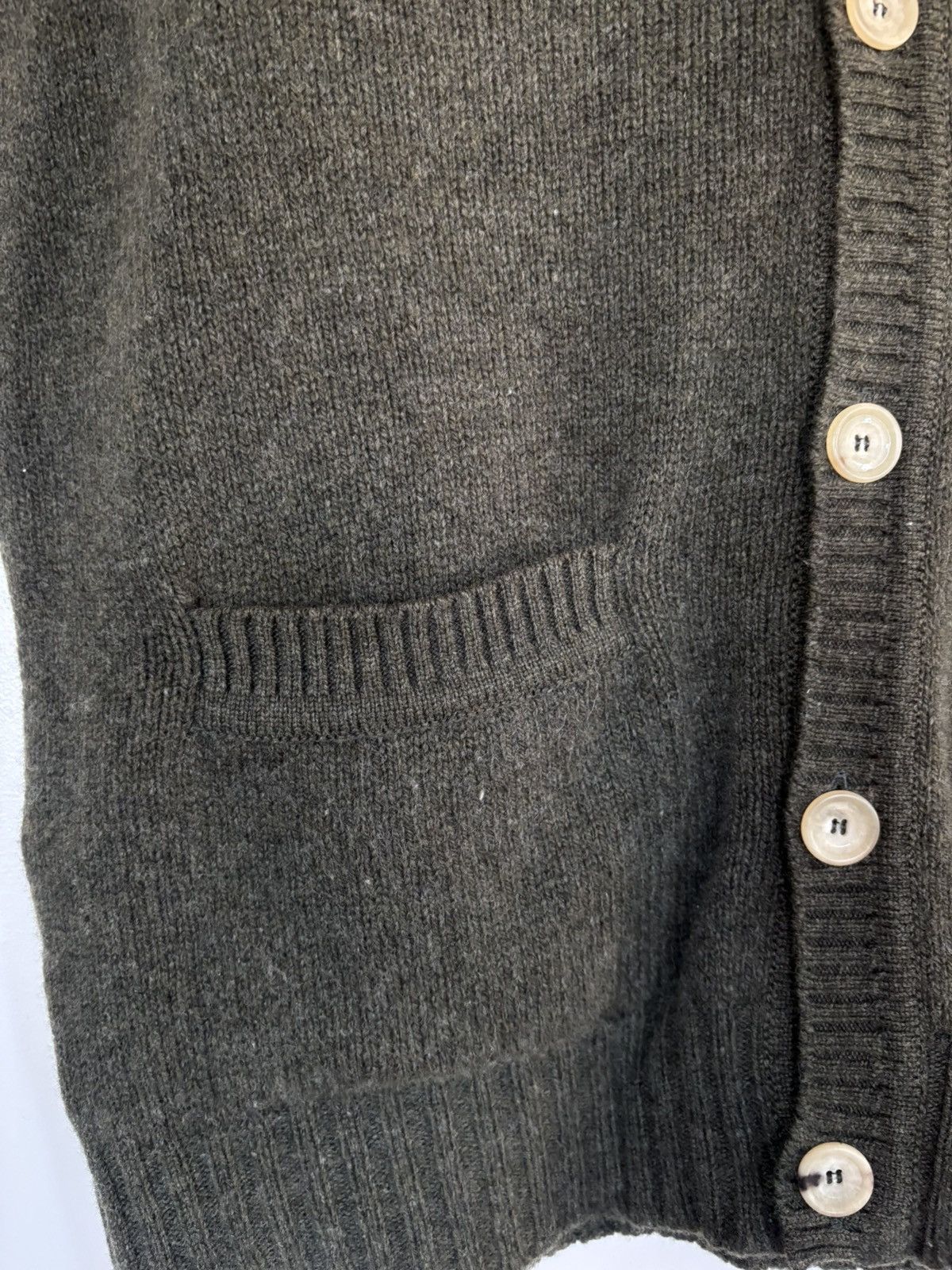 Drake's Lambswool Sleeveless Cardigan Size US L / EU 52-54 / 3 - 4 Thumbnail