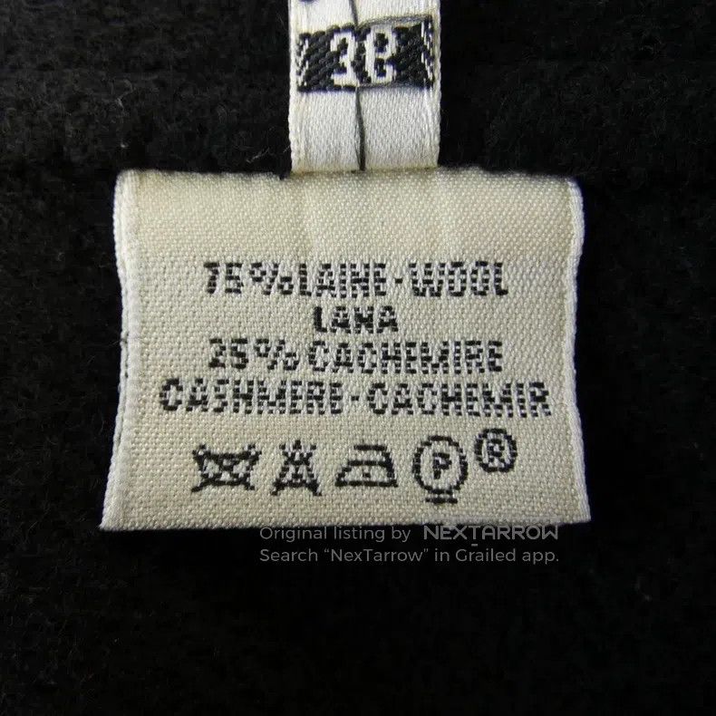 Hermes Hermes Wool and cashmere leather-buttoned coat Size XS / US 0-2 / IT 36-38 - 3 Thumbnail
