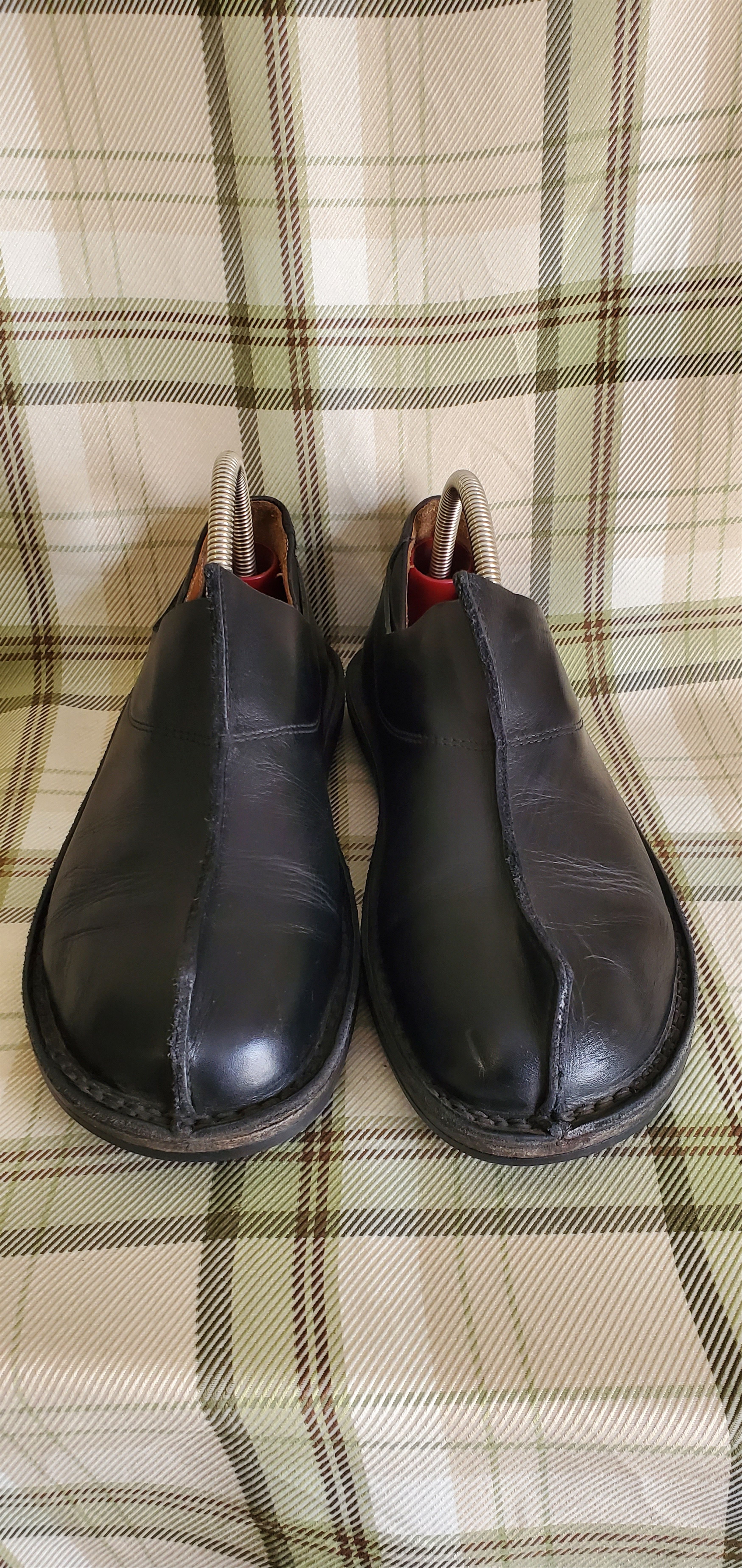 Trippen Trippen Black Slip On Leather Shoes Size US 7.5 / EU 40-41 - 2 Thumbnail