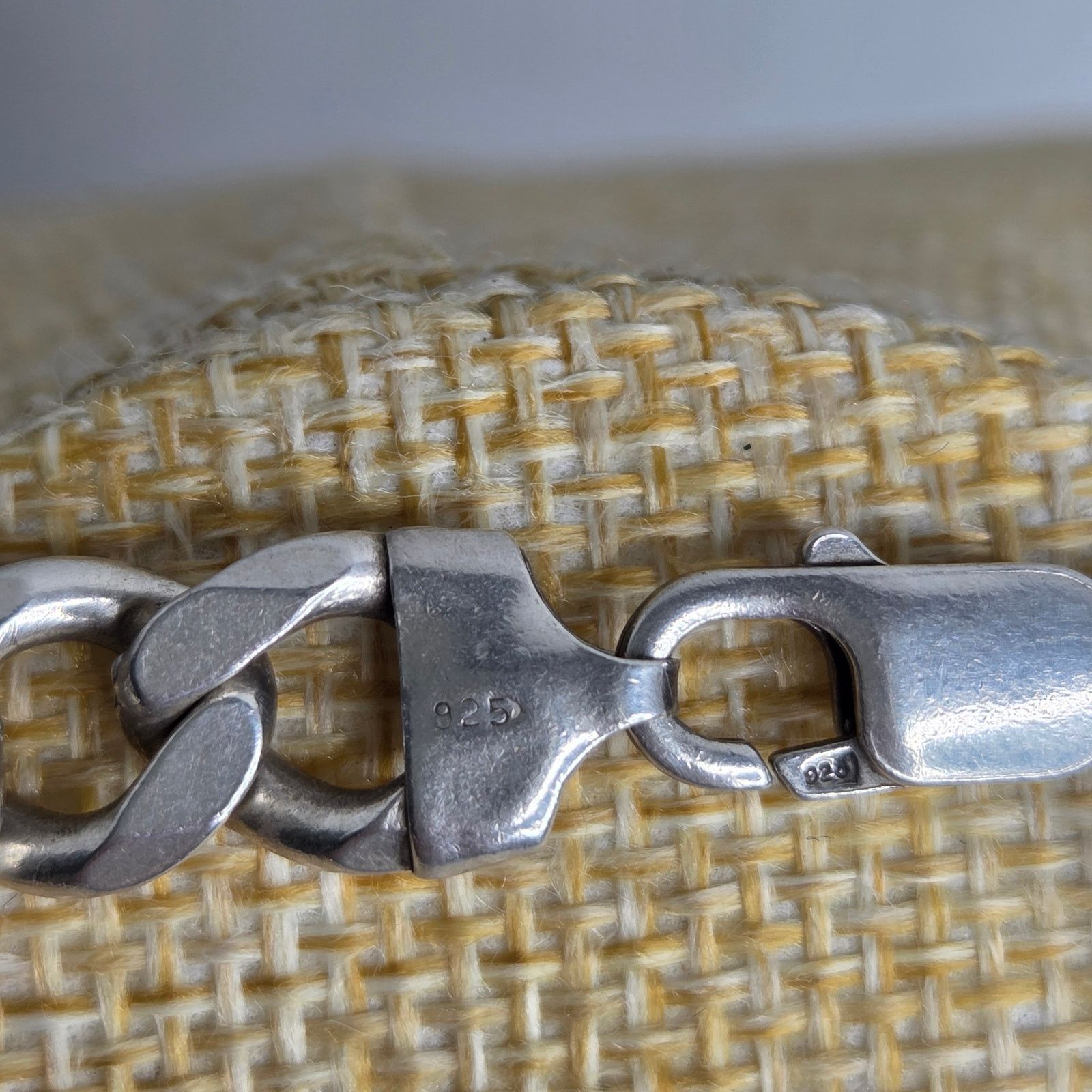 Sterling Silver Sterling Silver 925 Curb Chain Bracelet Made In Italy 7.25" Size ONE SIZE - 5 Thumbnail