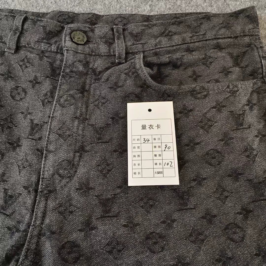 Louis Vuitton LOUIS VUITTON LV NBA Collaboration Monogram All-Logo Jeans Size US 34 / EU 50 - 5 Thumbnail
