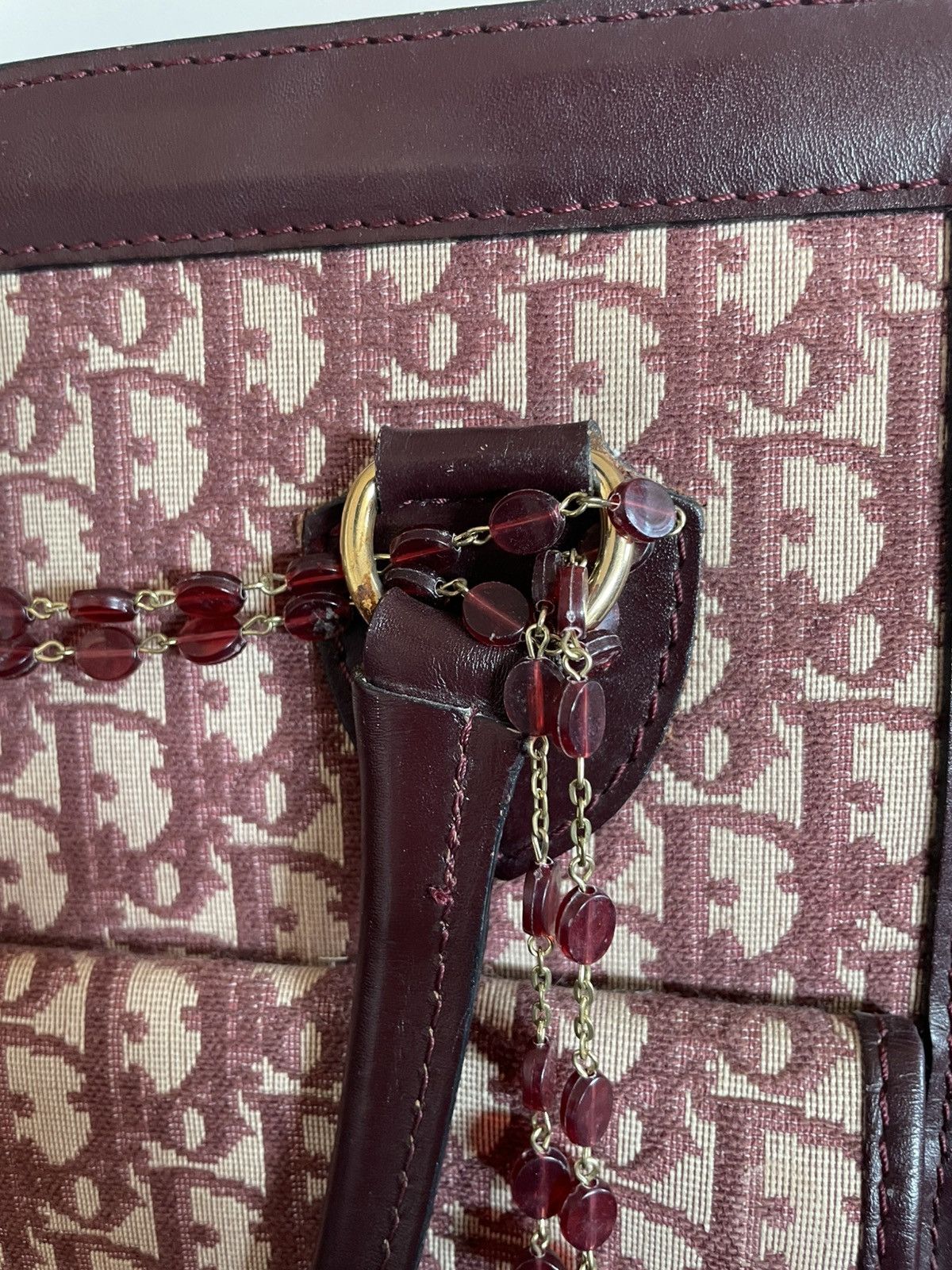 Dior 1970s Christian Dior Bagages Monogram Tote Bag Size ONE SIZE - 11 Thumbnail