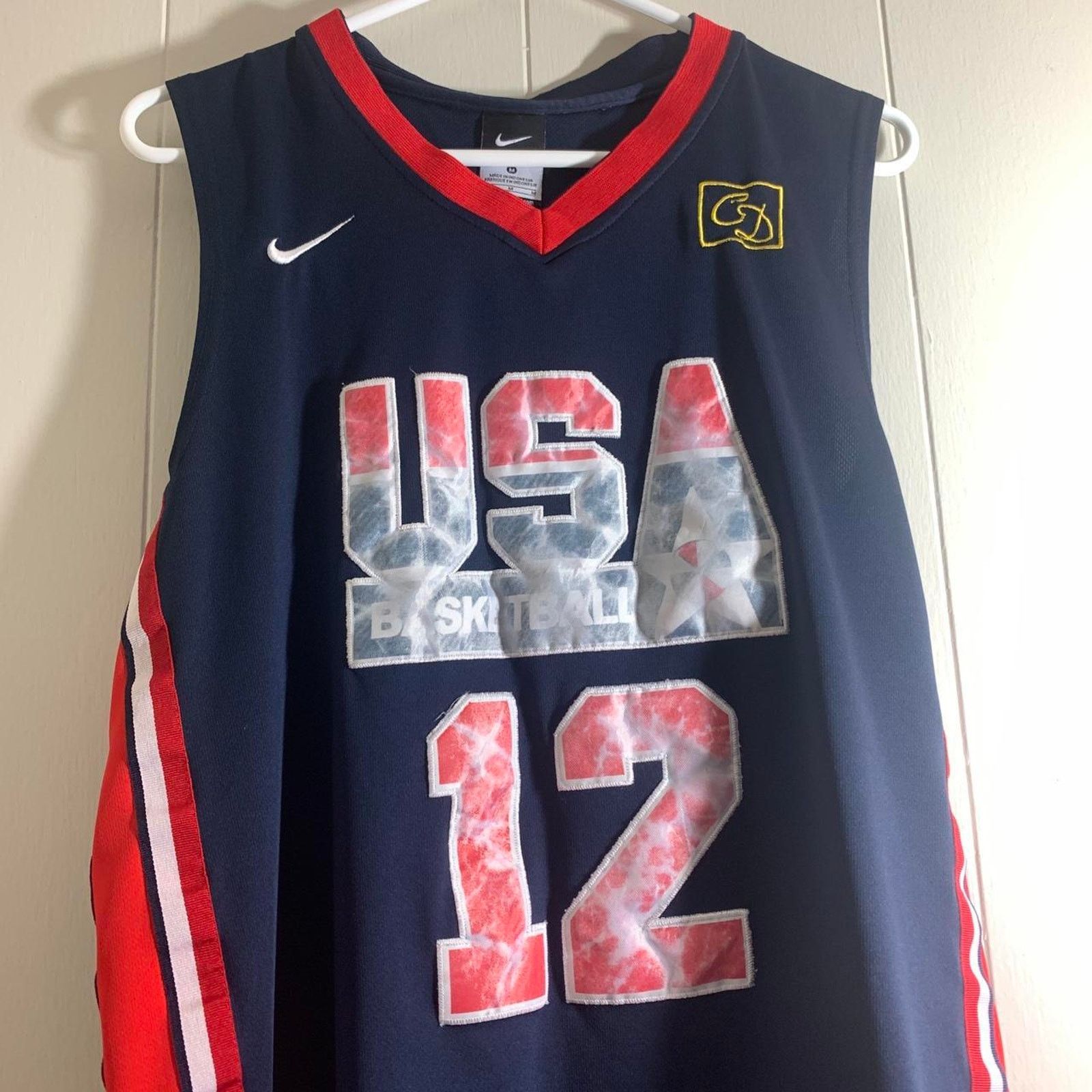 Nike vintage Y2K 2000 USA OLYMPIC BASKETBALL JOHN STOCKTON jersey Size US M / EU 48-50 / 2 - 3 Thumbnail