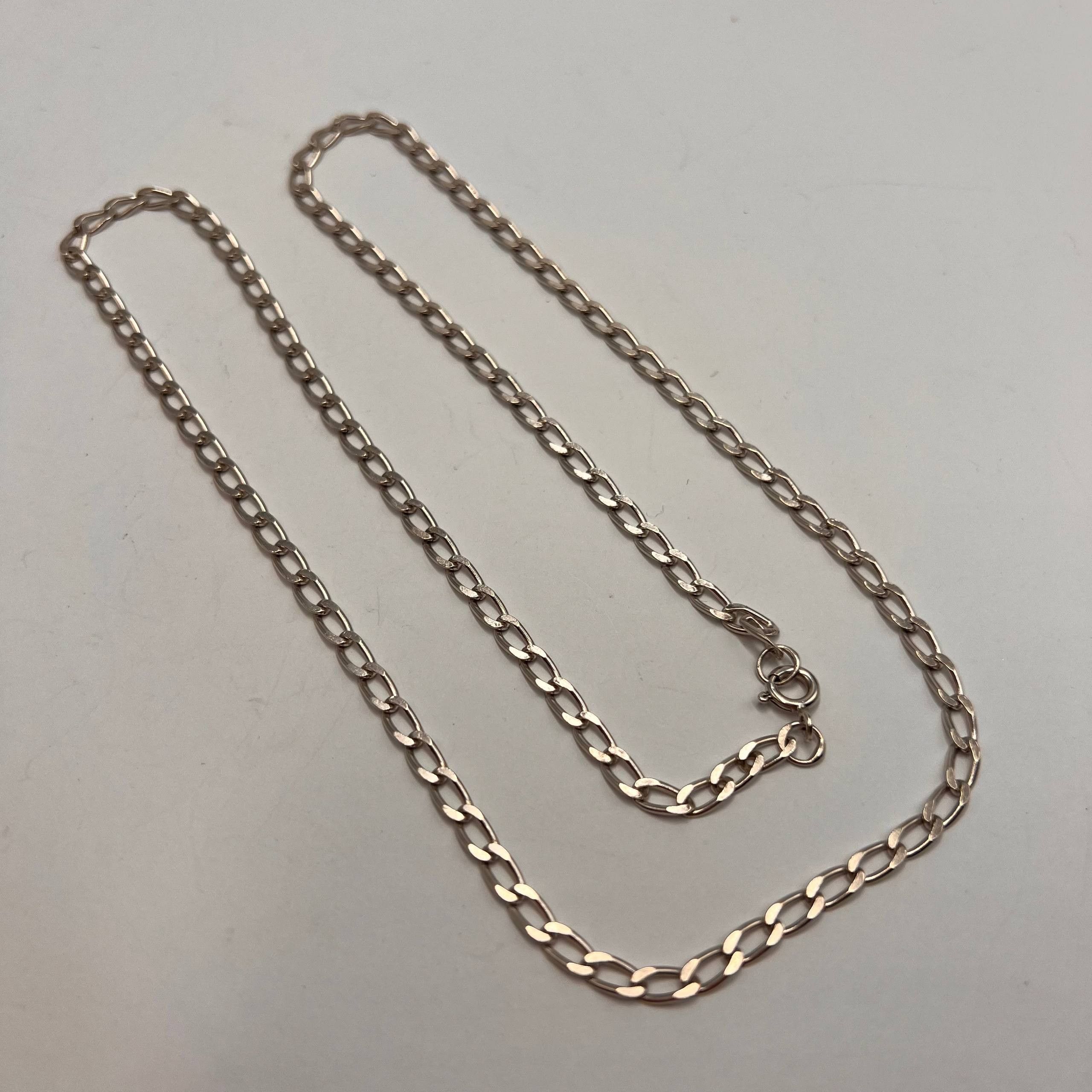 Vintage Italian Sterling Silver 925 Chain Necklace 10.4g