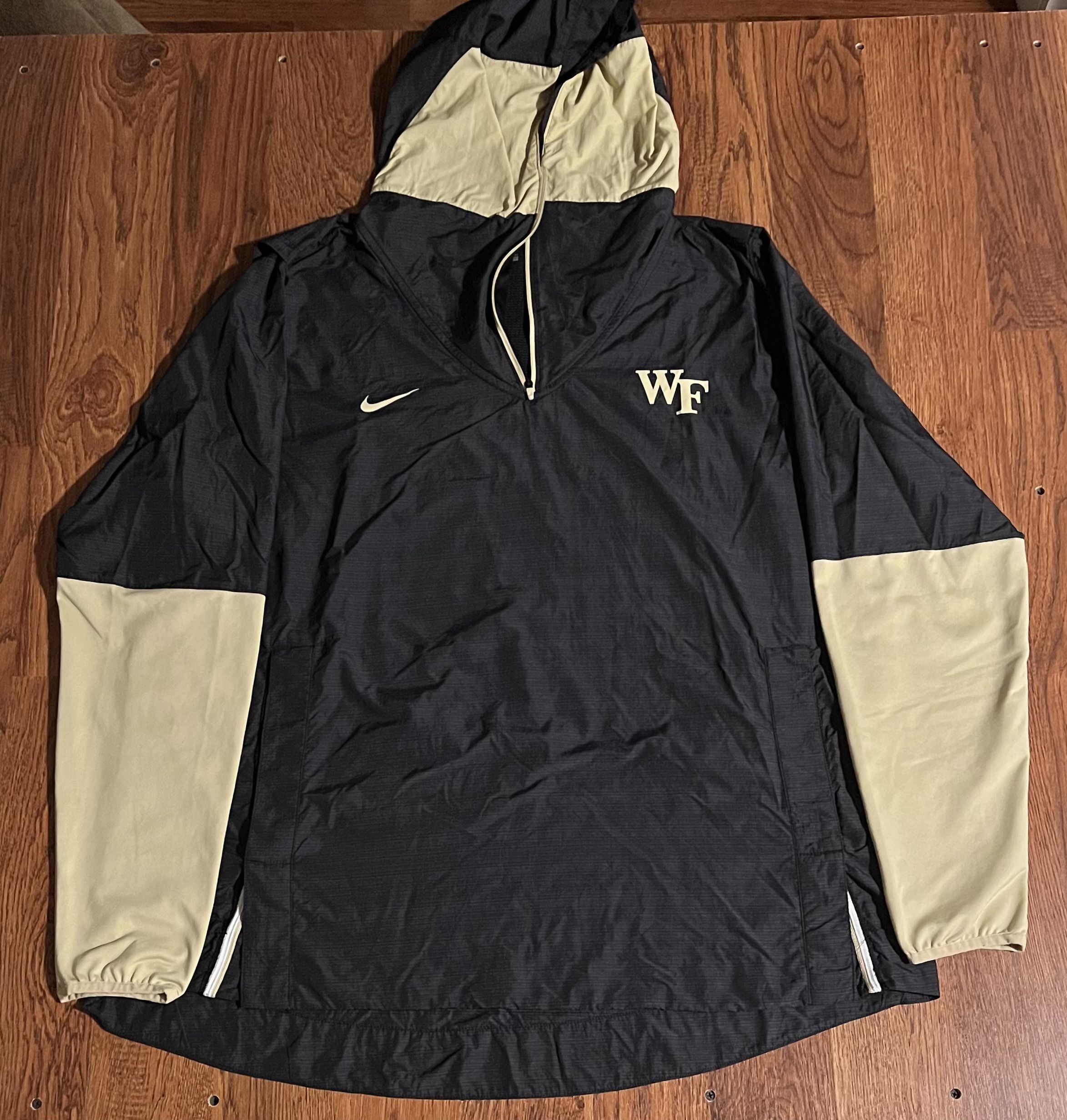 Nike Nike Wake Forest Demon Deacons Quarter zip Hoodie Size US XL / EU 56 / 4 - 1 Thumbnail