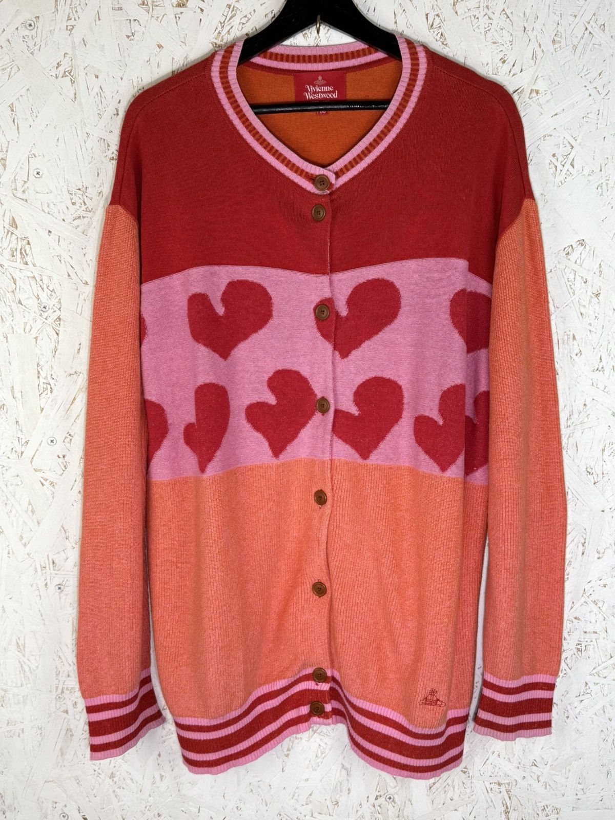 Vivienne Westwood Vivienne Westwood Red Label Heart Cardigan Sweater Size XL / US 12-14 / IT 48-50 - 1 Thumbnail