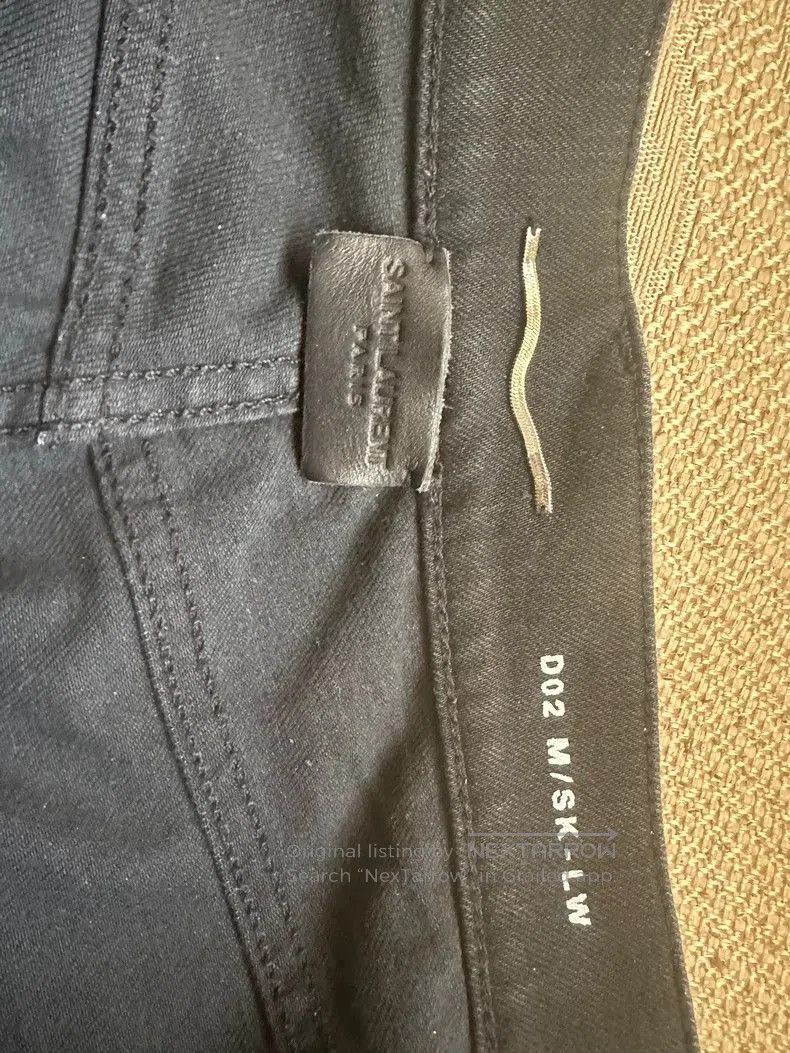 Other Saint Laurent D02 Black Slim Jeans. Size US 29 - 3 Thumbnail