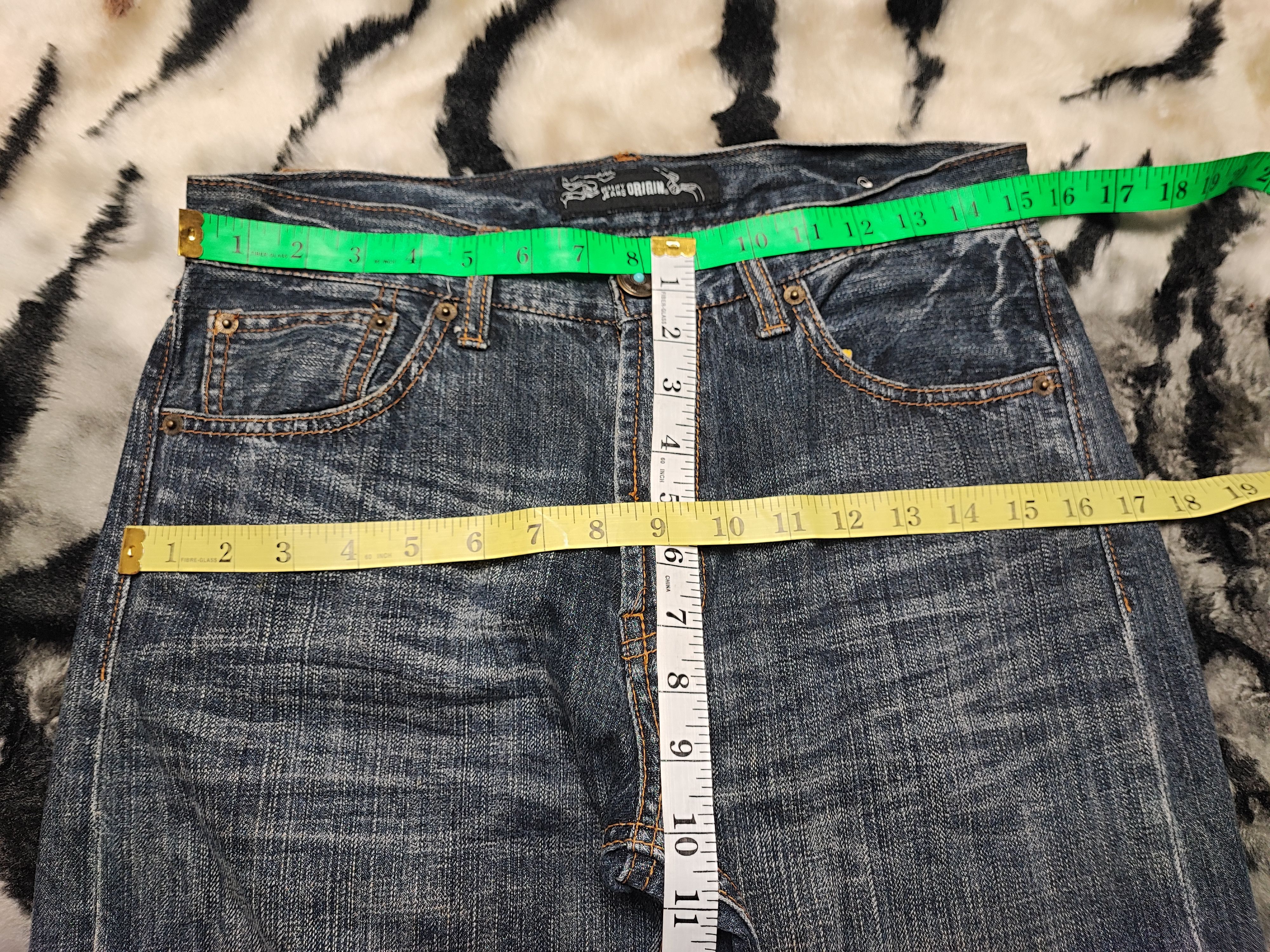 Tornado Mart Oririn Jeans Baggy Loose Fit Straight Cut Size US 30 / EU 46 - 9 Thumbnail