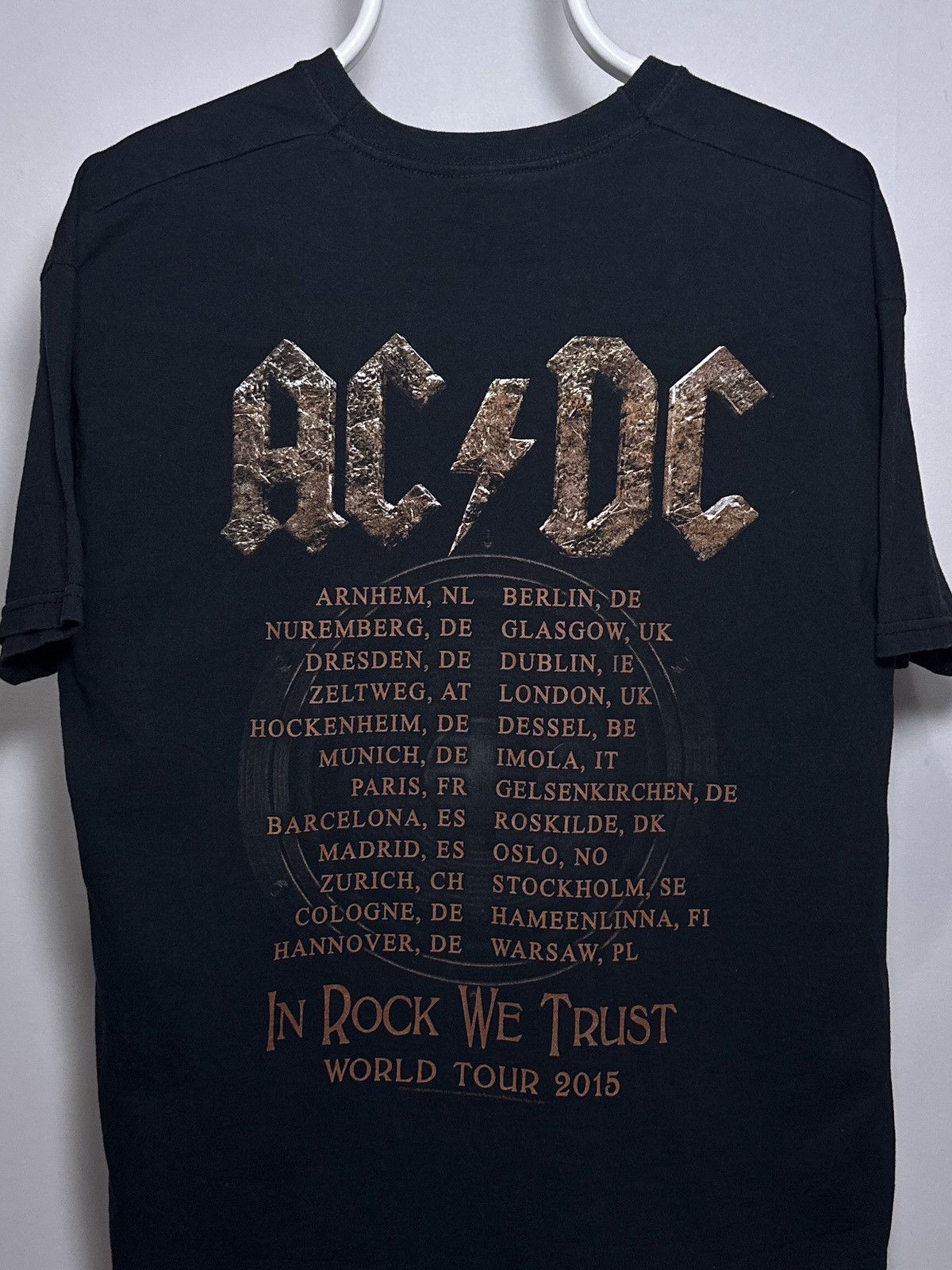 AC/DC AC/DC “In Rock We Trust” World Tour 2015 Tshirt Size US XL / EU 56 / 4 - 4 Thumbnail