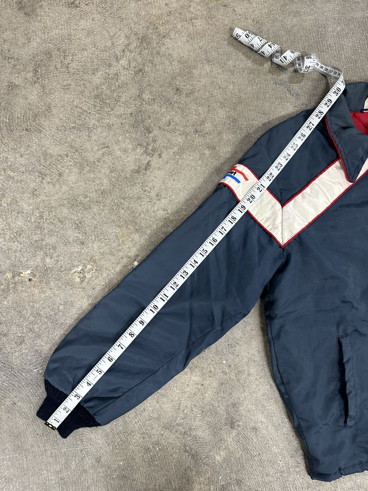 Vintage Vintage 80s Chevrolet Zip Up Quilted Bomber Jacket Size US M / EU 48-50 / 2 - 13 Thumbnail