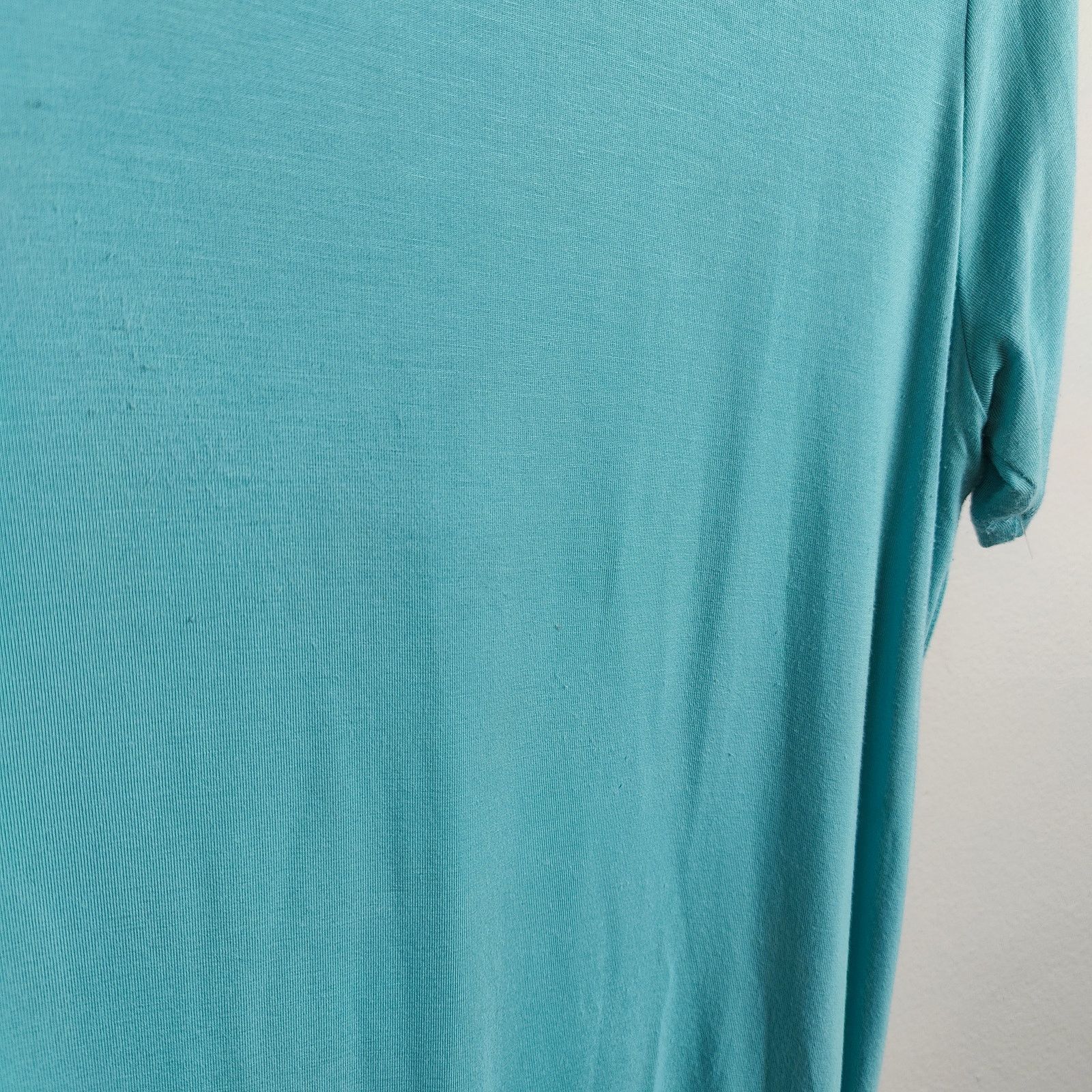Johnny Was Johnny Was Viscose T-Shirt Womens Small Teal Blue Stretch Size S / US 4 / IT 40 - 3 Thumbnail