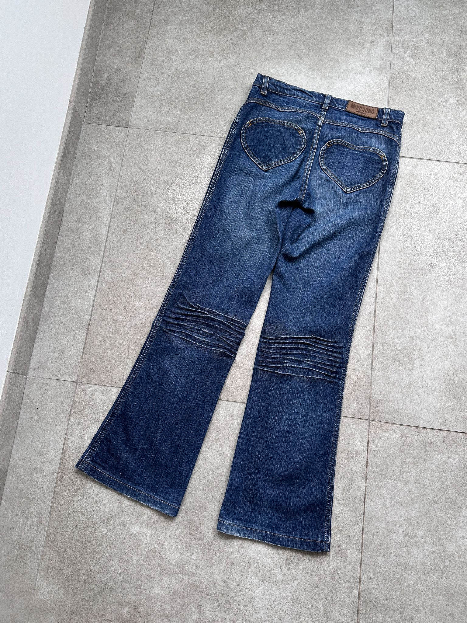 Moschino Vintage Y2K Moschino Flare Denim Pants Jeans Size 27" / US 4 / IT 40 - 5 Thumbnail