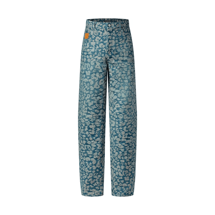 Louis Vuitton Jacquard Workwear Denim Trousers Size US 34 / EU 50 - 1 Thumbnail