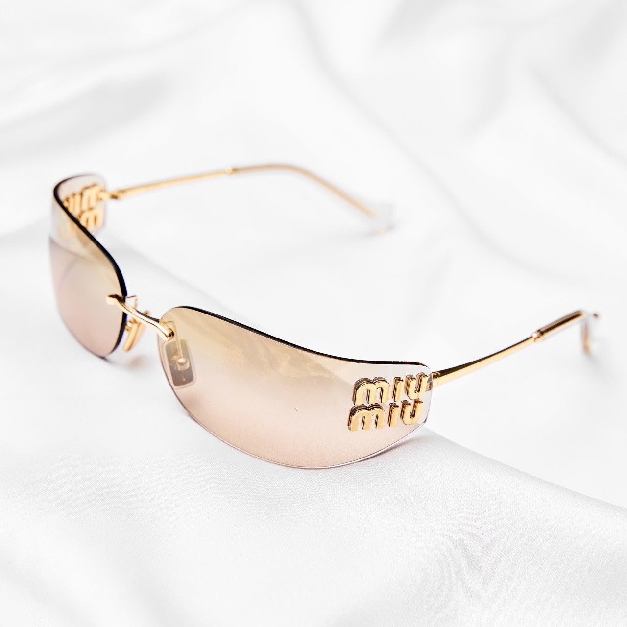 Miu Miu MIU MIU 0MU A51S 5AK20P SUNGLASSES Size ONE SIZE - 2 Thumbnail