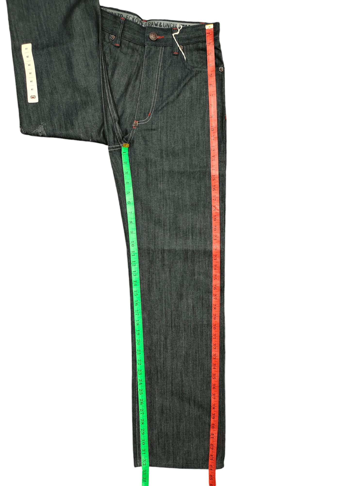 Ecko Unltd. Vintage Y2k Ecko Rhino Crowns Graffiti Print Baggy Jeans Size US 29 - 9 Thumbnail