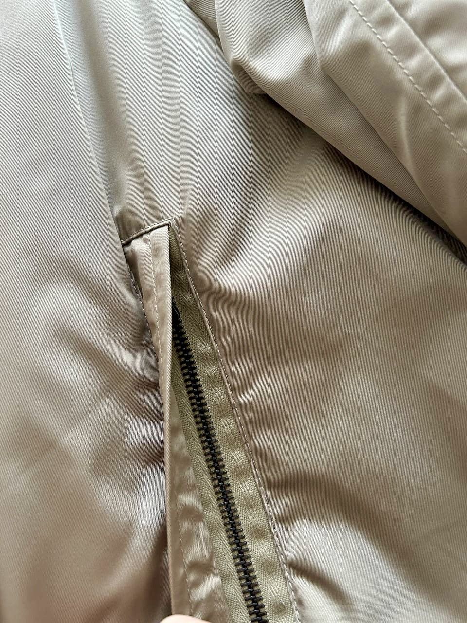 Prada 00’s Prada Vintage Nylon Metal Zip Bomber Jacket Size M Size US M / EU 48-50 / 2 - 8 Thumbnail