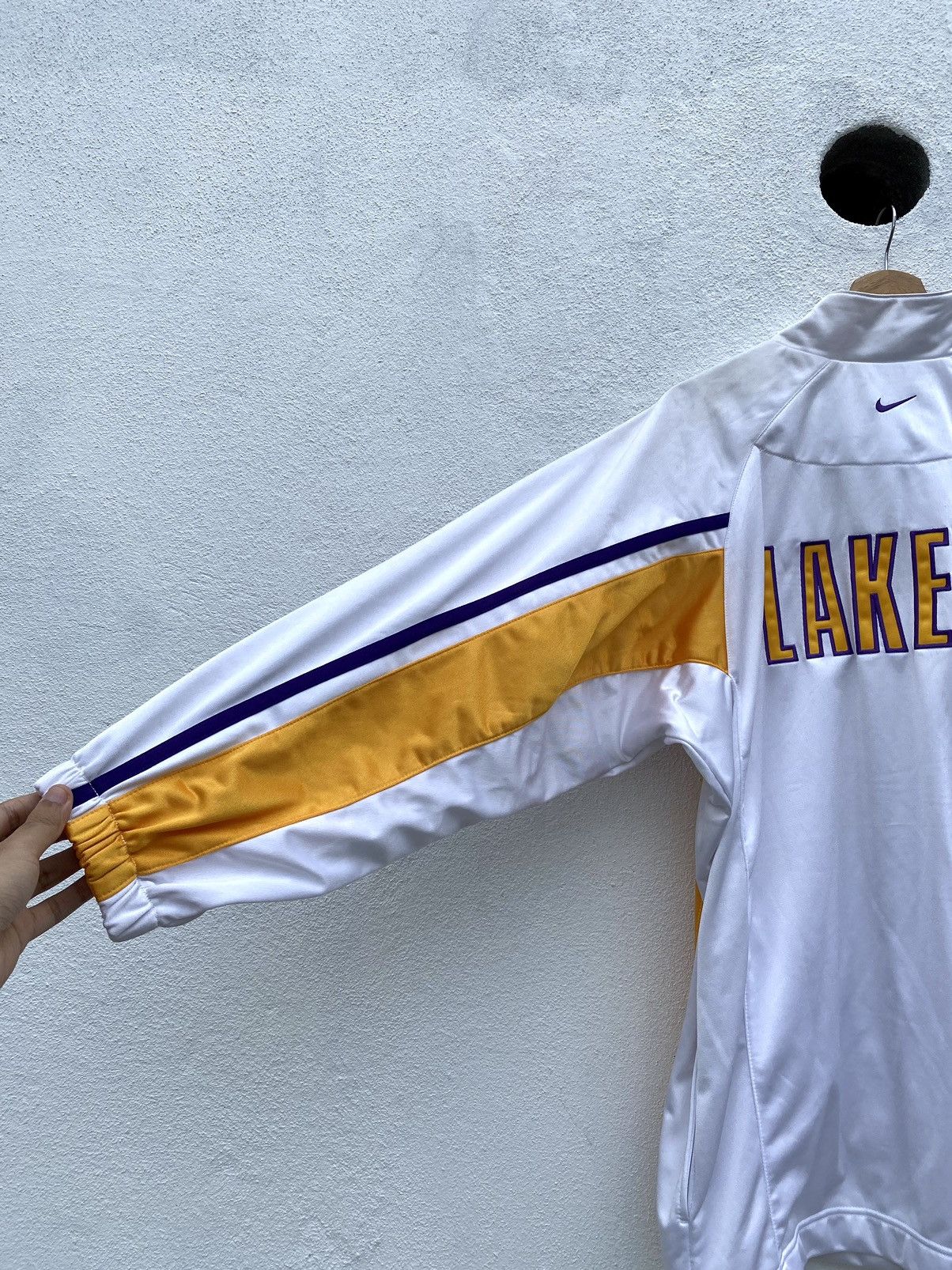 NBA Vintage Nike Team X L.A Lakers Nike NBA Warm-Up Set Size US XL / EU 56 / 4 - 12 Thumbnail