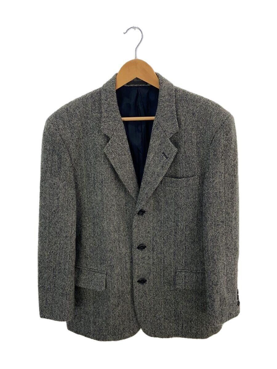 Jacket Tailored Wool Total Pattern Gray