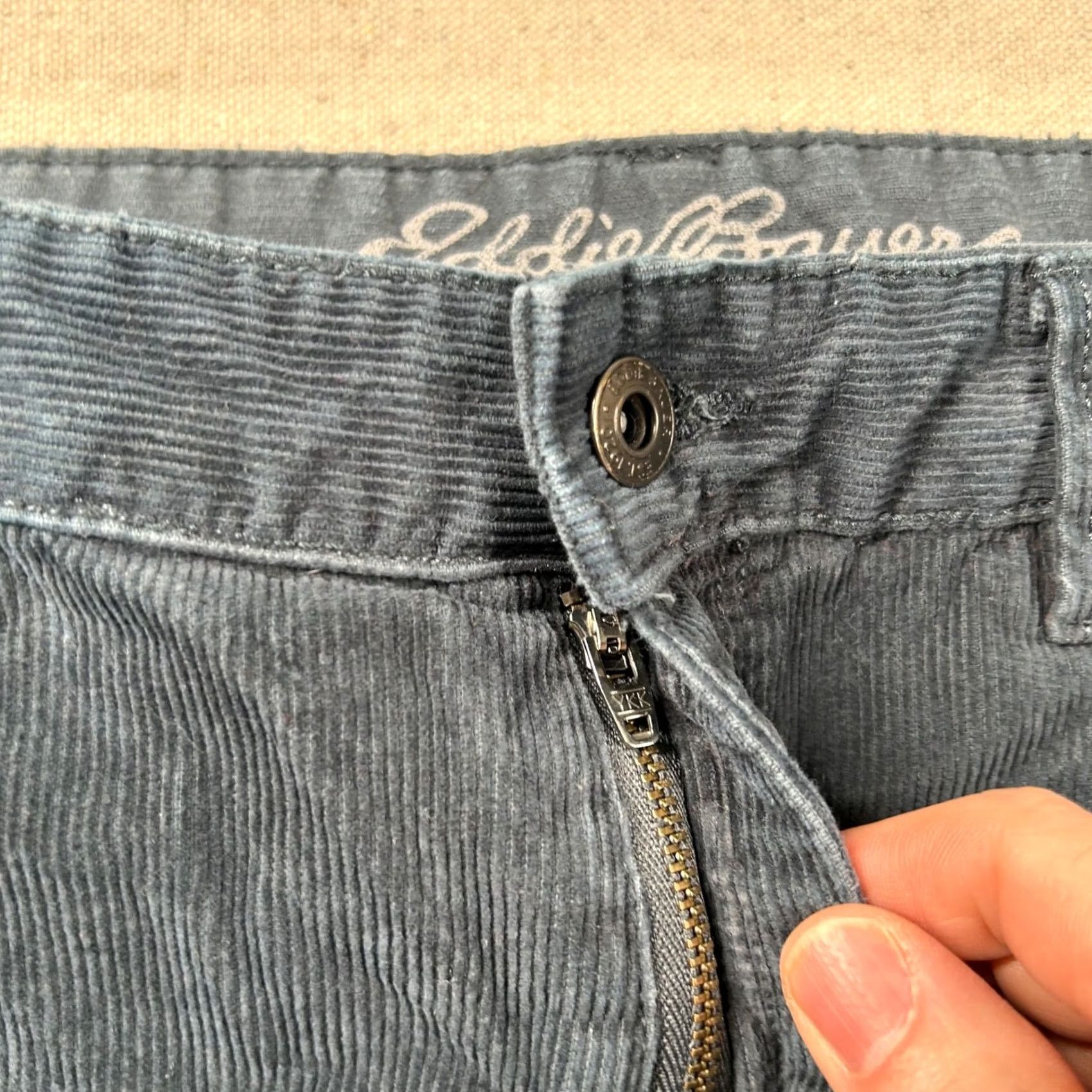 Eddie Bauer Eddie Bauer Pants Mens 38x32 Corduroy Classic Blue Straight 5-Pocket Button Zip Size US 38 / EU 54 - 3 Thumbnail