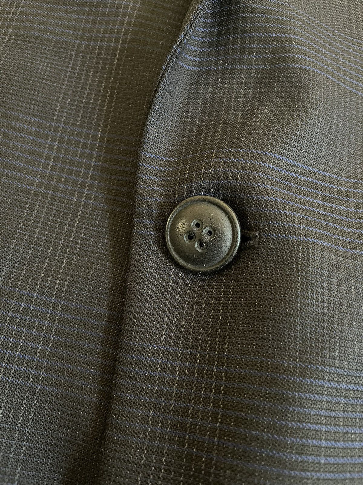 Giorgio Armani Subtle Check Print Wool SOHO Suit Jacket Size 40R - 3 Thumbnail