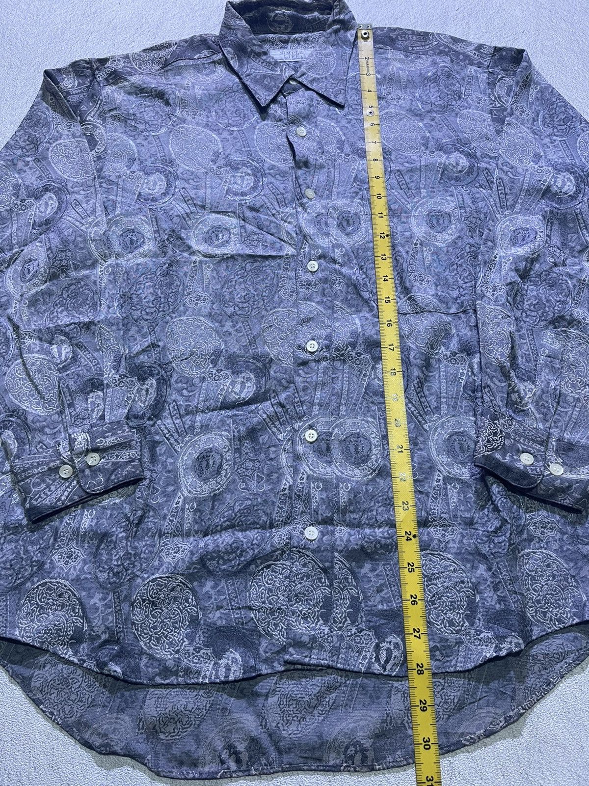Japanese Brand VINTAGE SIMPLE LIFE long sleeve shirt full print motif Size US L / EU 52-54 / 3 - 7 Thumbnail
