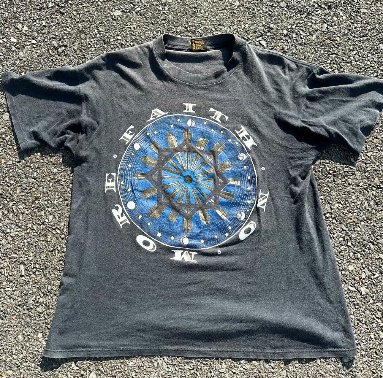 Band Tees × Vintage Vintage Faith No More 1992 Angel Dust Hexagram Size US XL / EU 56 / 4 - 1 Thumbnail