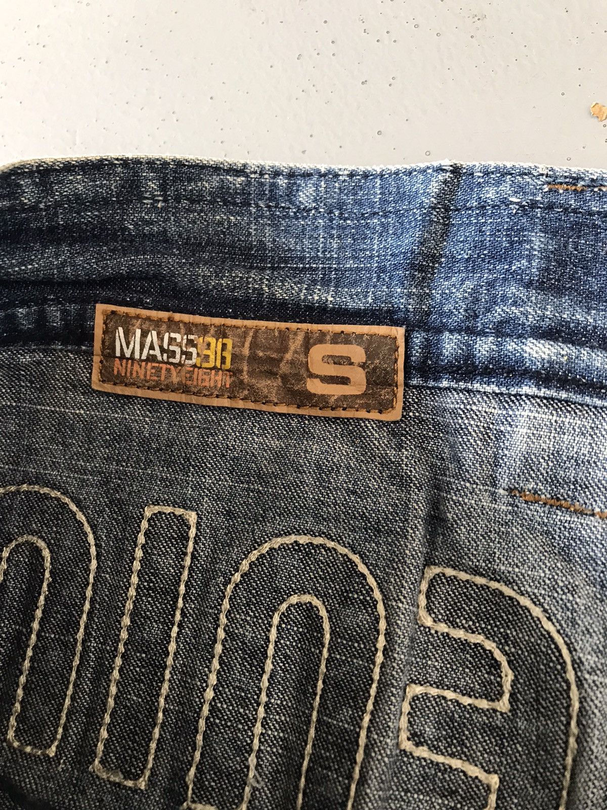 Vintage Mass Y2K Style HipHop Denim Size US 32 / EU 48 - 10 Thumbnail