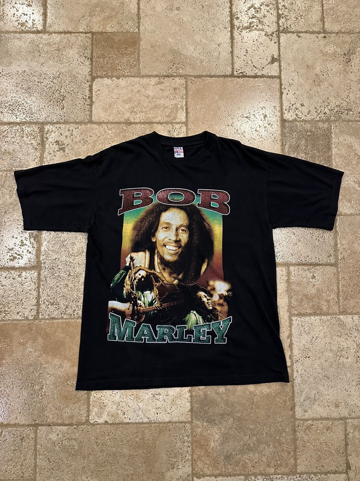 Bob Marley Vintage Bob Marley Rap Tee 90s “Smile Jamaica” T-Shirt Size US XXL / EU 58 / 5 - 3 Thumbnail