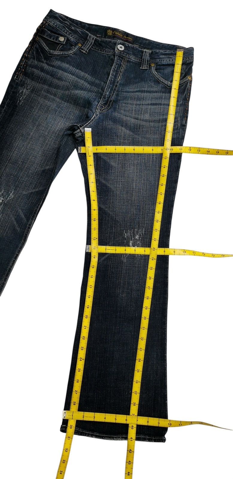 KMRii Oririns Distressed Flared,Bootcut Jeans Size US 34 / EU 50 - 9 Thumbnail