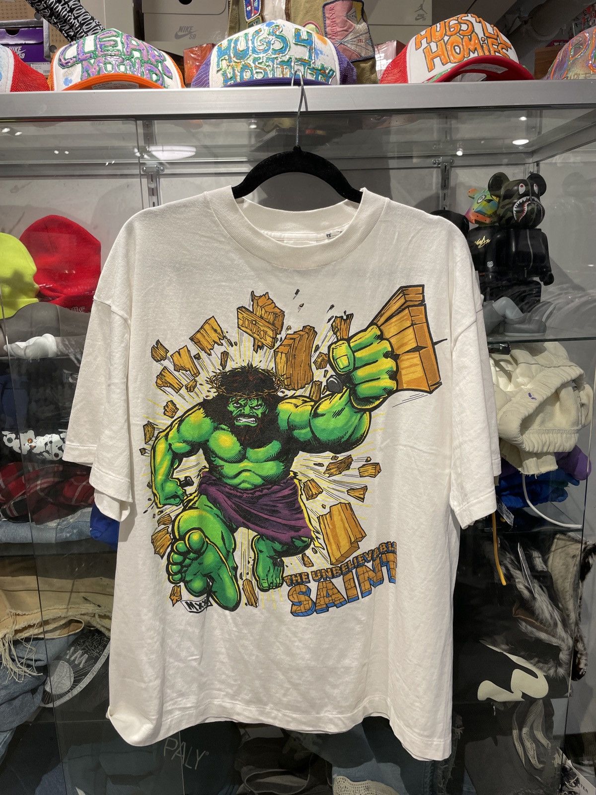 Saint Michael Saint Michael Hulk T-Shirt White Size US M / EU 48-50 / 2 - 1 Thumbnail