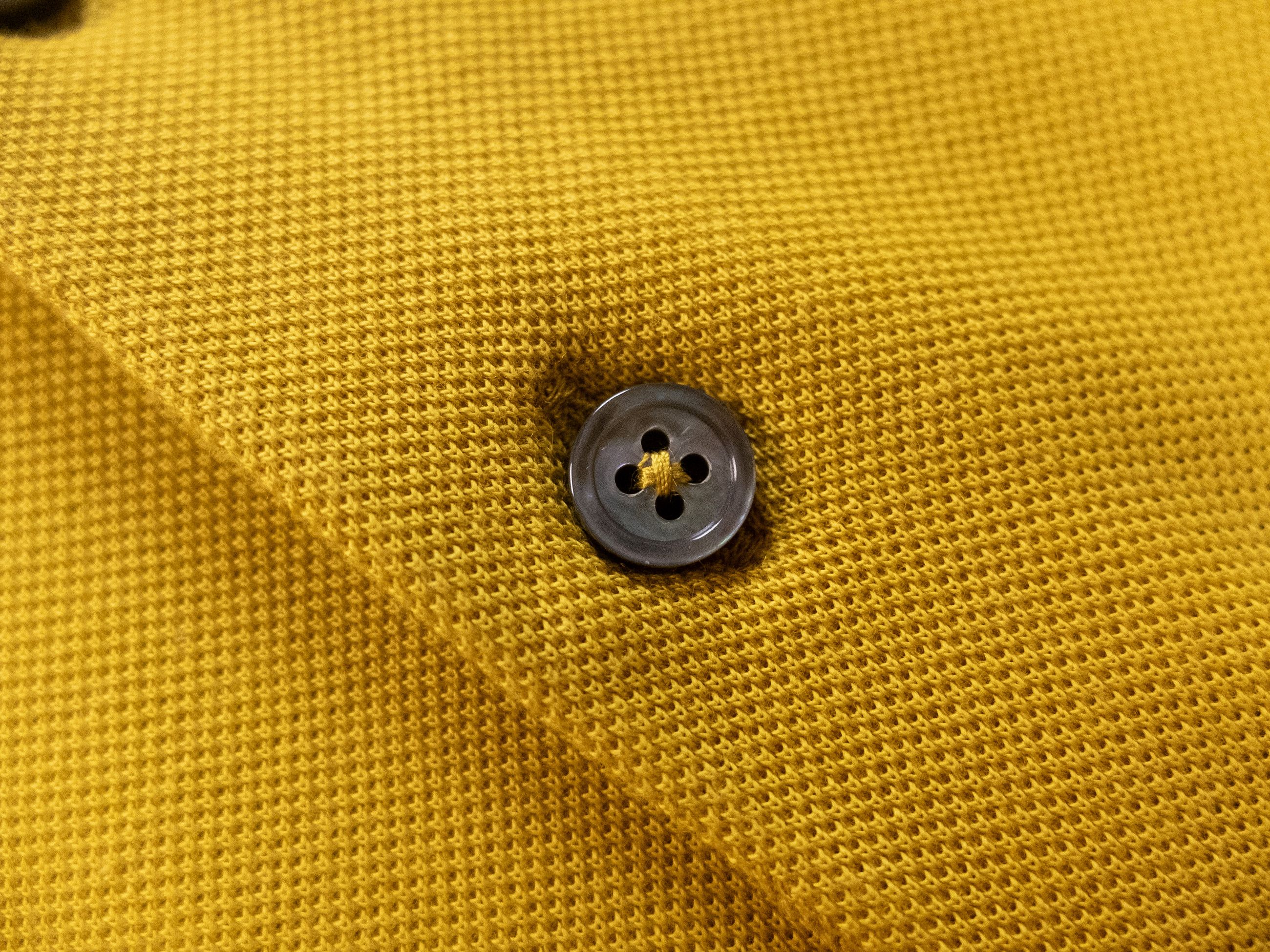 Ermenegildo Zegna ZEGNA solid yellow cotton polo shirt 54 XL authentic Size US XL / EU 56 / 4 - 3 Thumbnail