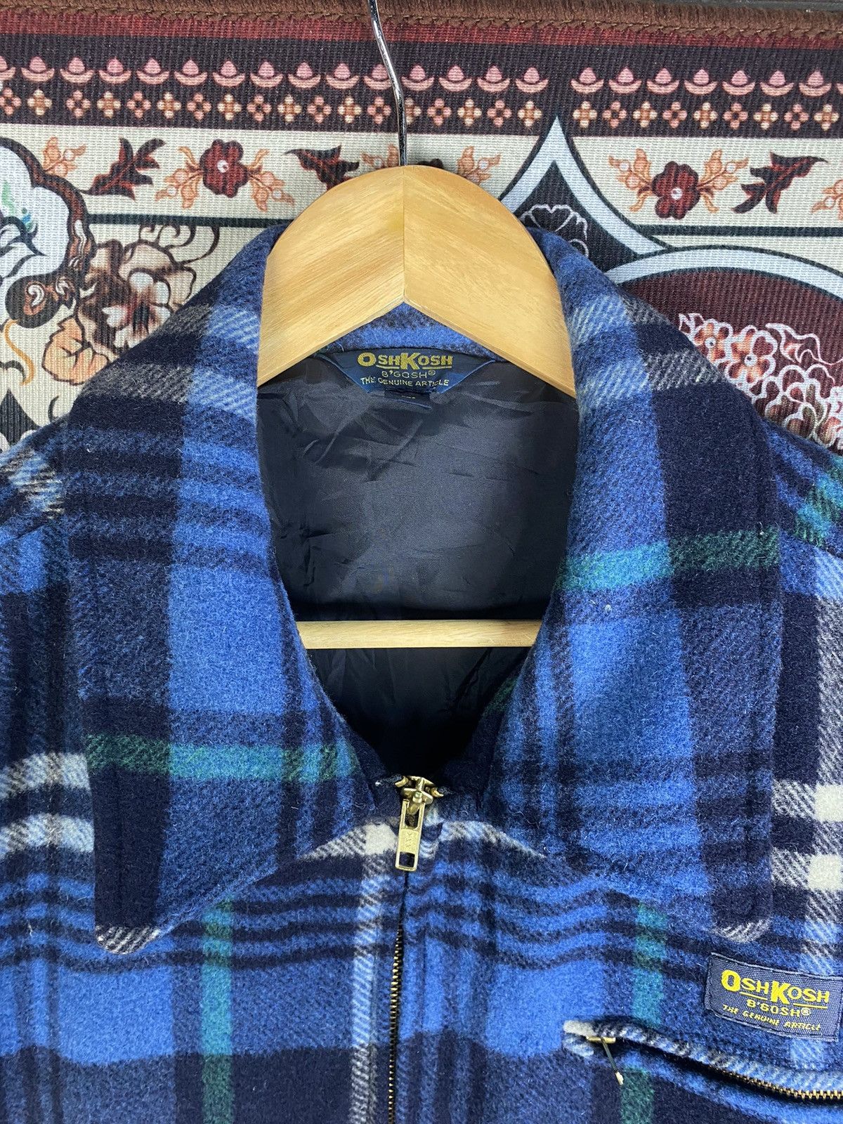 Flannel × Oshkosh OshKosh Outwear Wool Flannel Zip Up Jacket Size US M / EU 48-50 / 2 - 11 Thumbnail