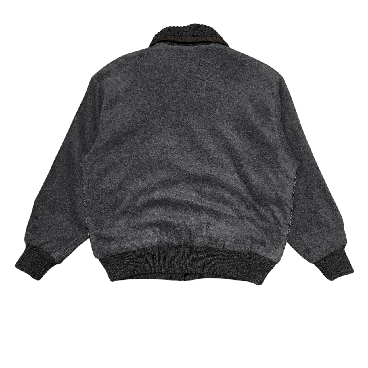 Other Vintage Arnaldo Bassini Knitted Bomber Jacket Size US M / EU 48-50 / 2 - 11 Thumbnail