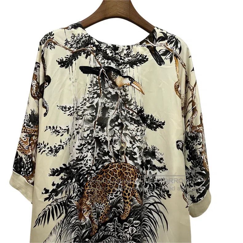 Hermes Hermes Animal print knit dress Size XS / US 0-2 / IT 36-38 - 2 Thumbnail