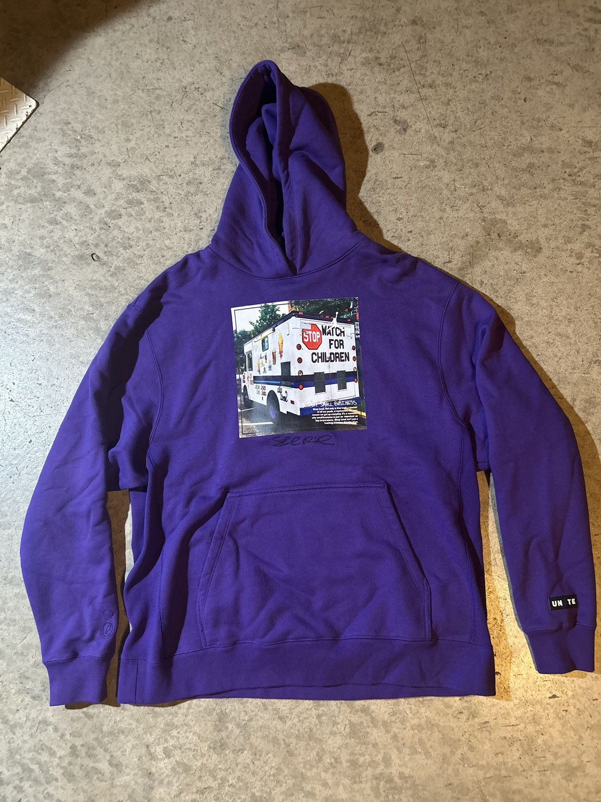 image of Jordan Nike Air Jordan Sheila Rashid The Chicago Purple Hoodie Xl, Men's