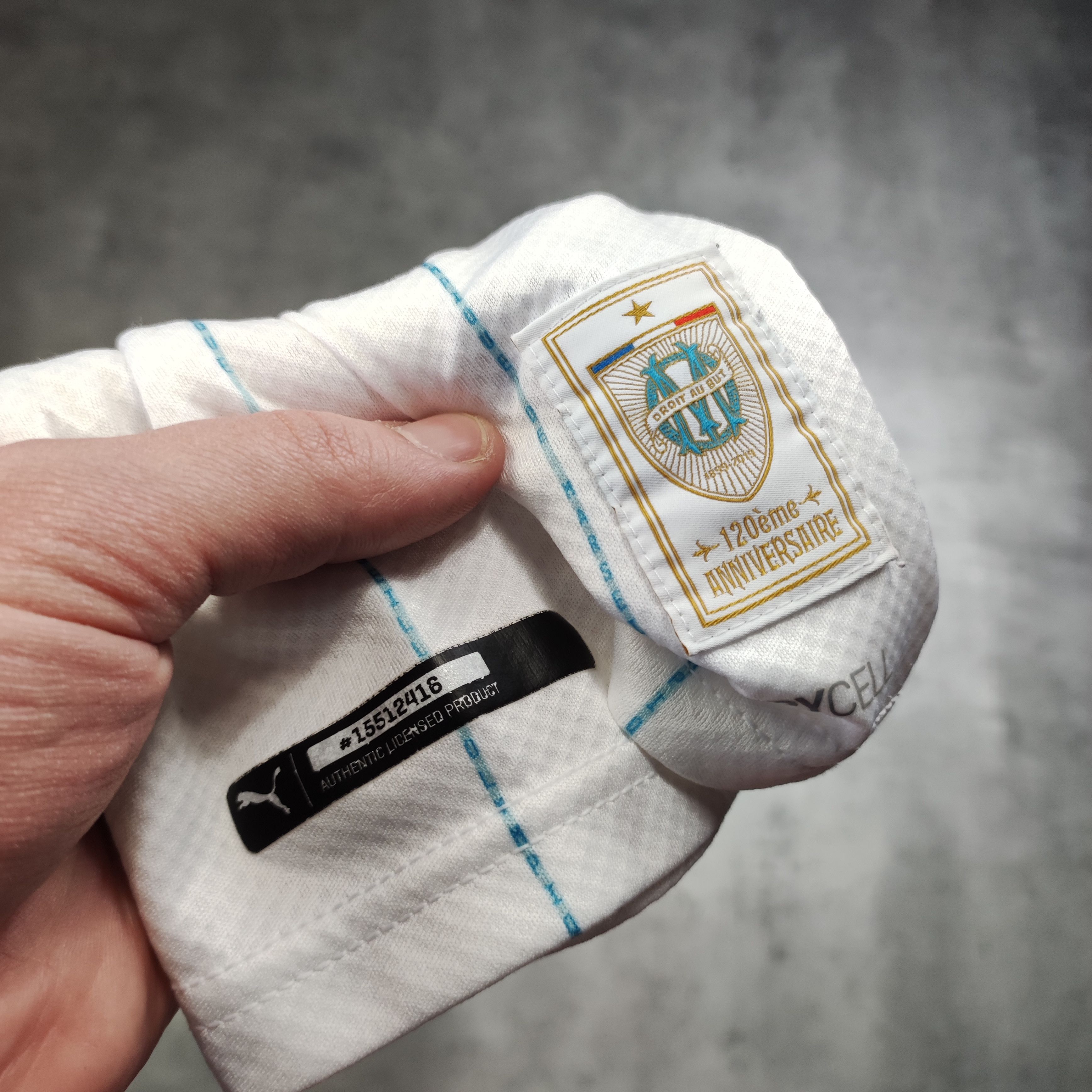 Puma RARE Olimpique Marsilie Puma Football 2019 Home Jersey Size US M / EU 48-50 / 2 - 5 Thumbnail