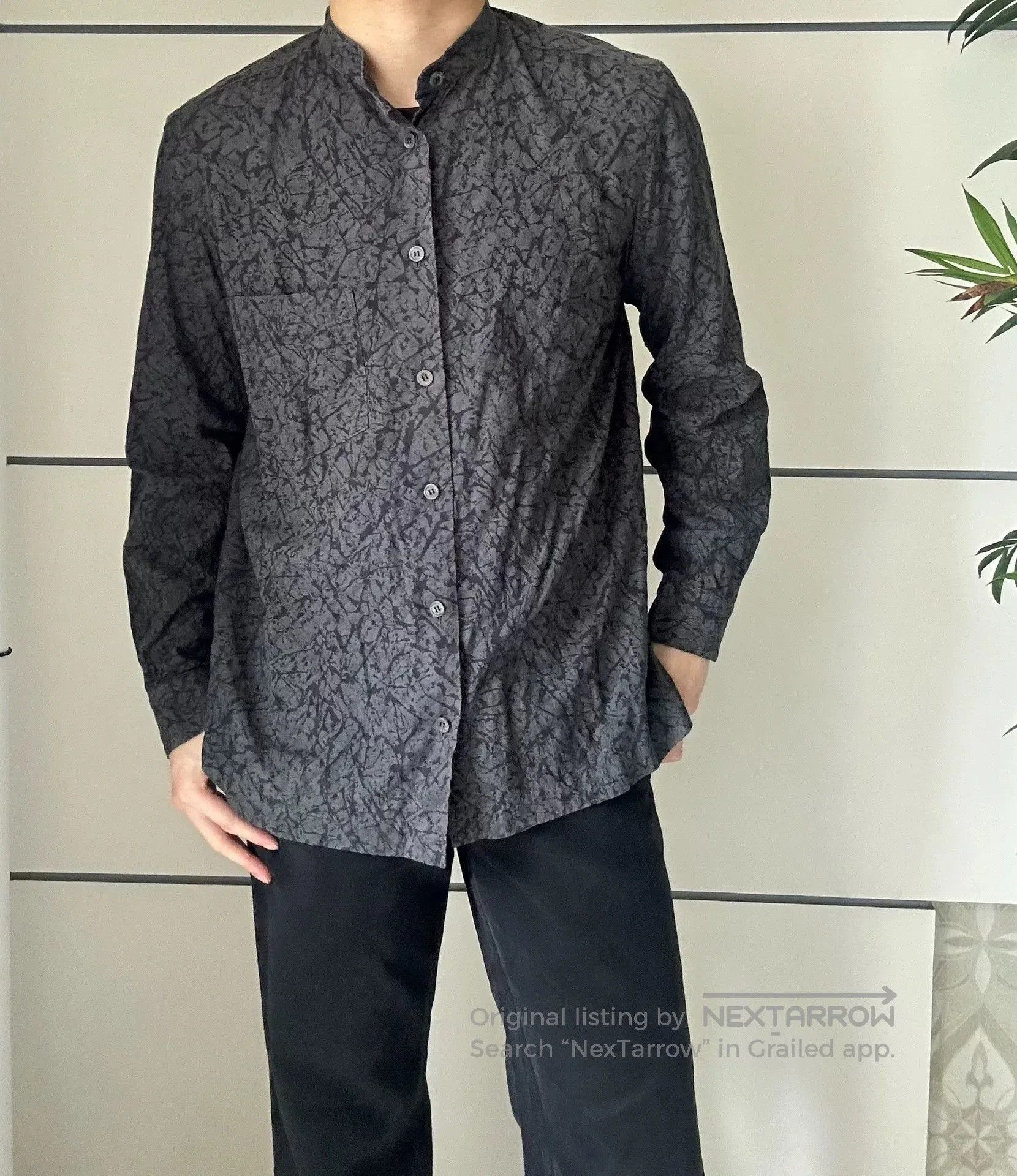 Issey Miyake ISSEY MIYAKE MEN Ink Splatter Shirt. Size US M / EU 48-50 / 2 - 5 Thumbnail