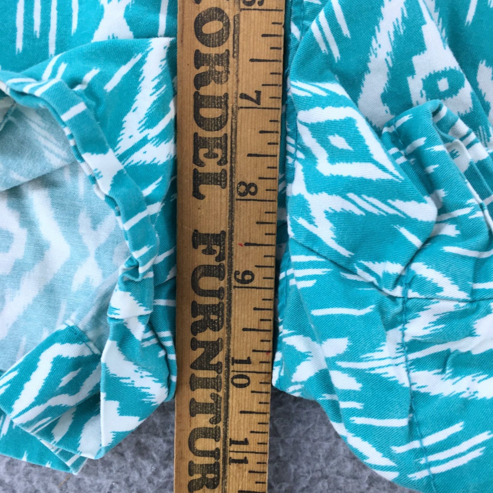 Old Navy Old Navy Chino Shorts Womens 4 Blue Cotton Mid Rise Side Pocket Zip Fly Casual Size 27" / US 4 / IT 40 - 6 Thumbnail