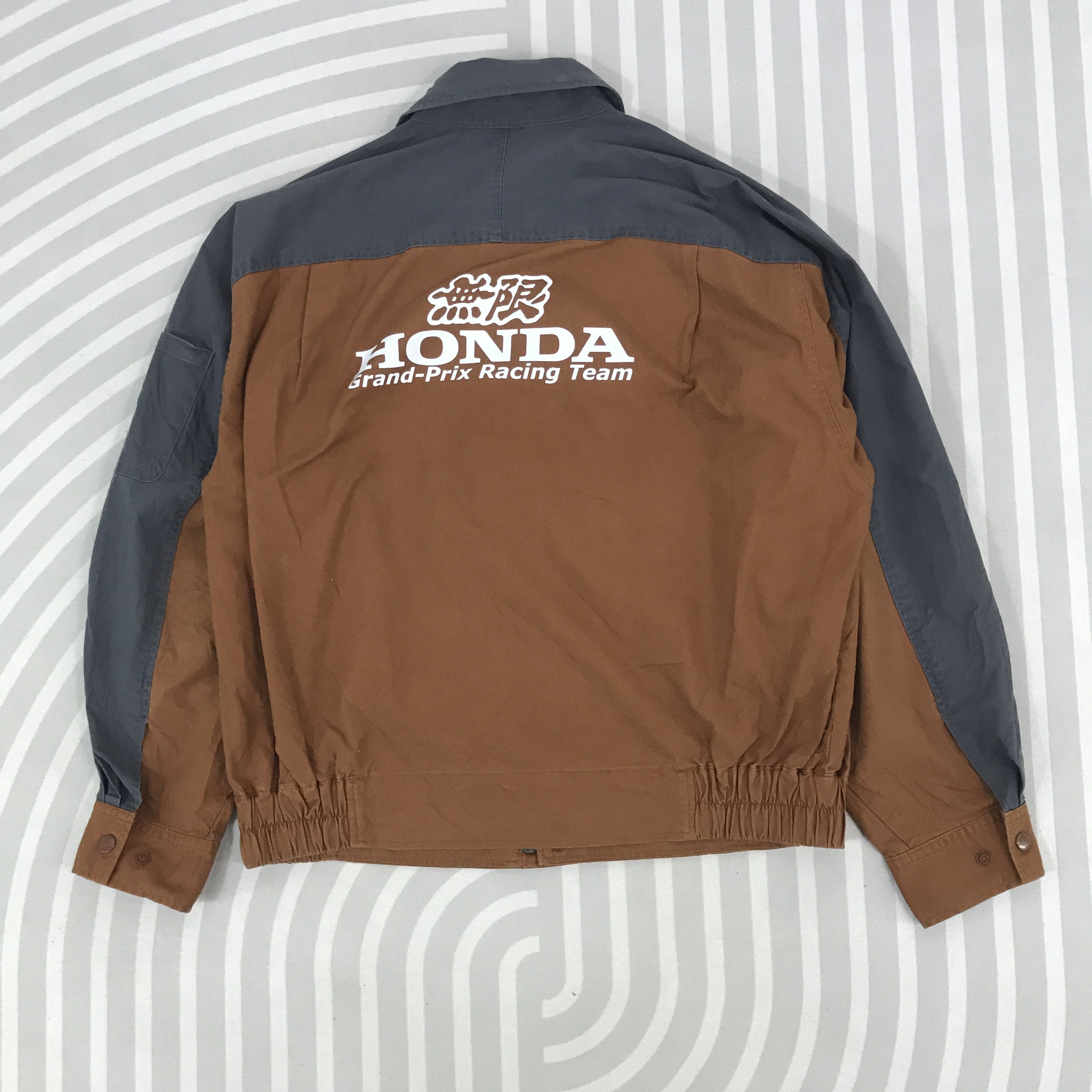 Japanese Brand × Vintage Vintage Honda racing F1 Uniform Work jacket Size US L / EU 52-54 / 3 - 3 Thumbnail