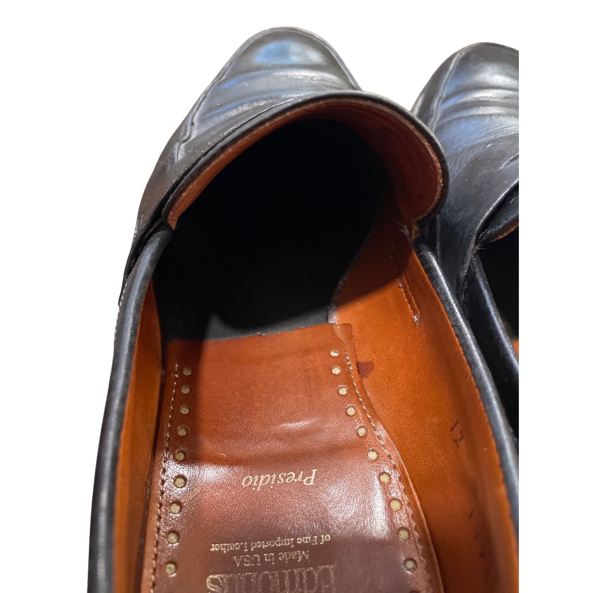 Allen Edmonds Allen Edmonds Presidio mens black leather slip loafers sz 12 Size US 12 / EU 45 - 14 Thumbnail