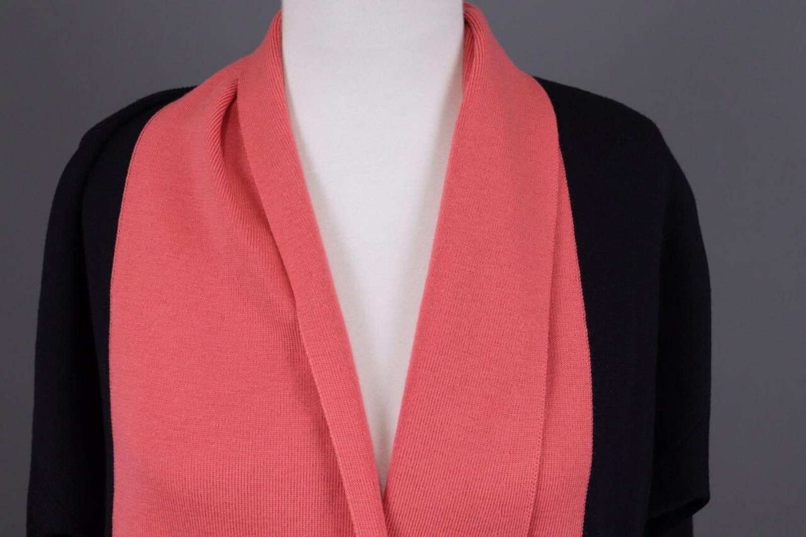 Escada Escada Margaretha Ley Black Pink Lagenlook Cardigan Size 38 Size M / US 6-8 / IT 42-44 - 5 Thumbnail