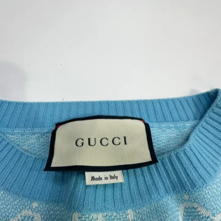 Gucci Gucci Geometric Pattern Wool Sweater for Women-2507 Size M / US 6-8 / IT 42-44 - 3 Thumbnail