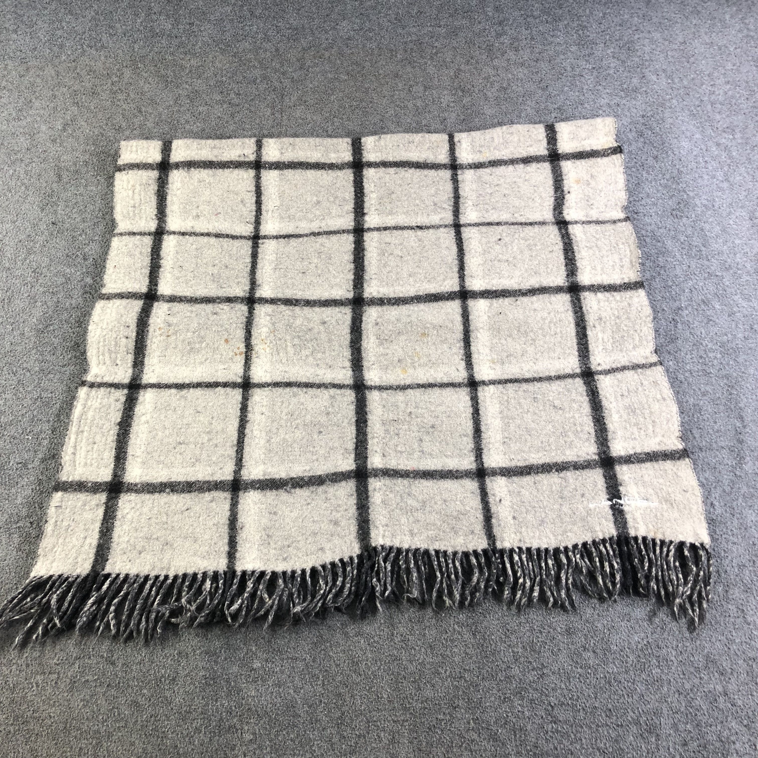 Lancel Lancel Tartan Wool Scarf Muffler Neckwear V2483 Size ONE SIZE - 1 Thumbnail
