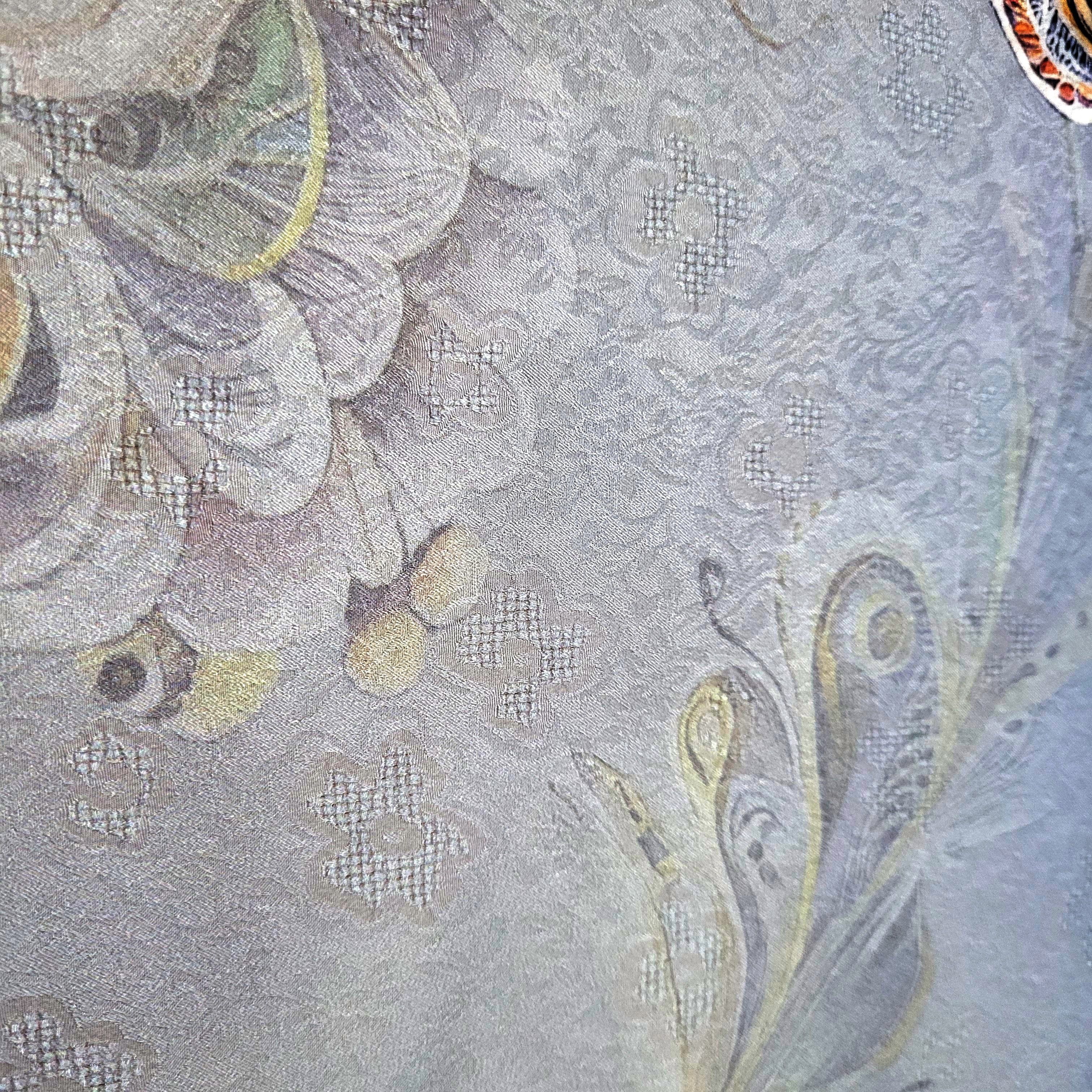 Other Double-Sided Silk Scarf 27"x70" Long Rectangle 3314 Size ONE SIZE - 2 Thumbnail