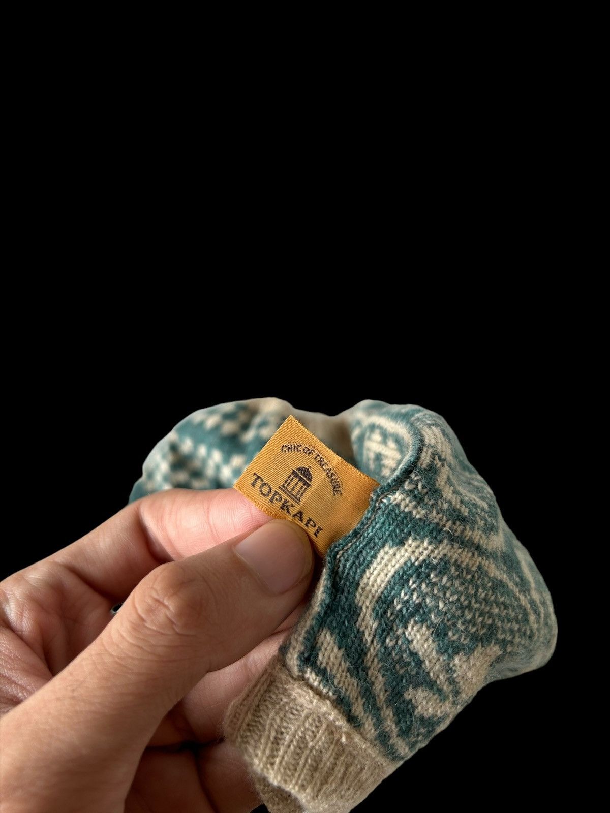 14th Addiction × 20471120 × Japanese Brand Vintage Topkapi Beanie Hats Rare design Size ONE SIZE - 5 Thumbnail