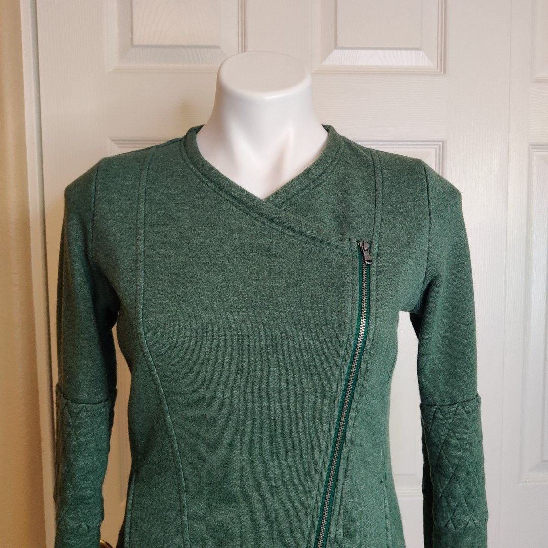 Under Armour Allseason gear fitted Studio Terry Moto jacket sz S Size S / US 4 / IT 40 - 4 Thumbnail