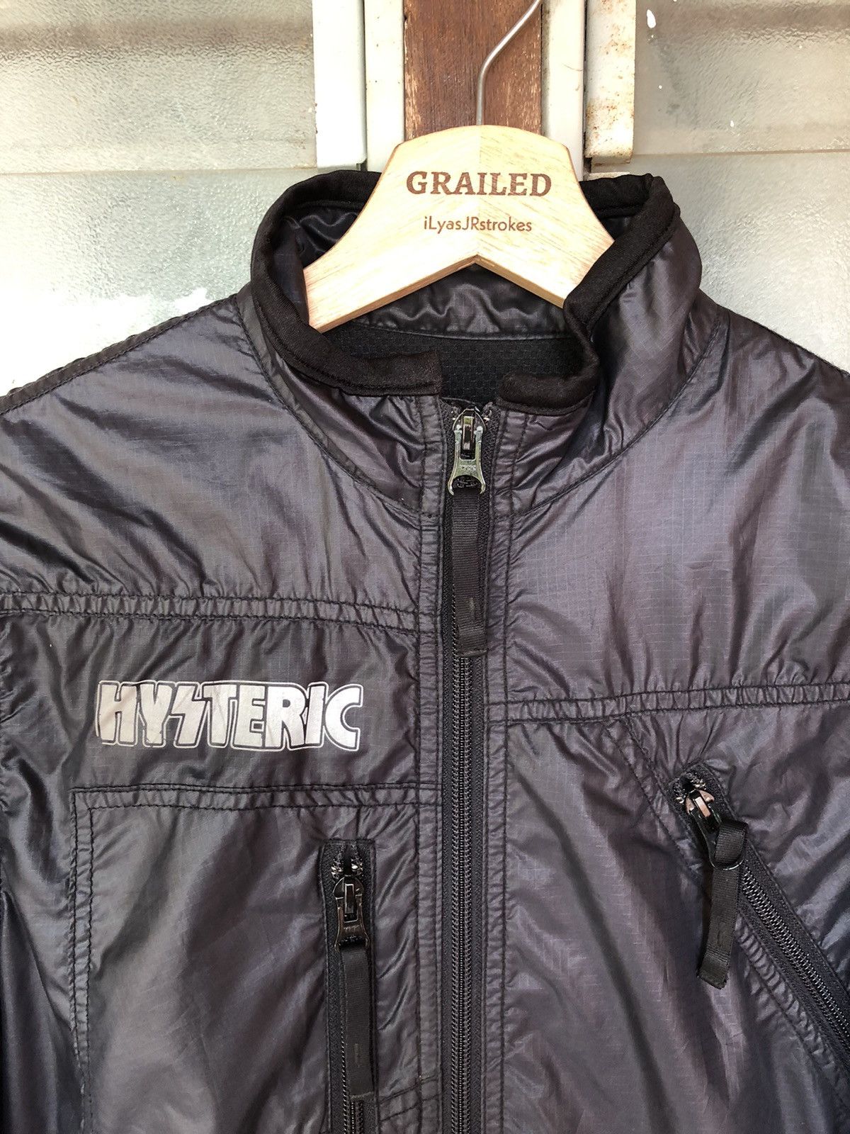 Hysteric Glamour Vintage Hysteric Glamour Nylon Khaki Jacket Rare Size US S / EU 44-46 / 1 - 19 Thumbnail