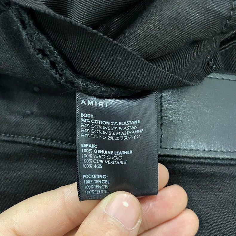 Amiri Amiri slim fit destroyed jeans Size US 34 / EU 50 - 4 Thumbnail