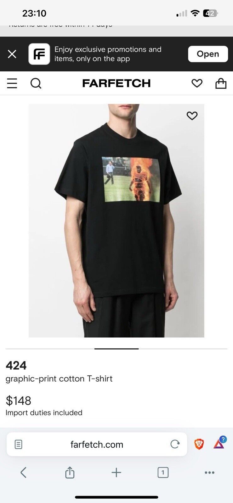 424 424 on FairFax Size US XXL / EU 58 / 5 - 2 Thumbnail